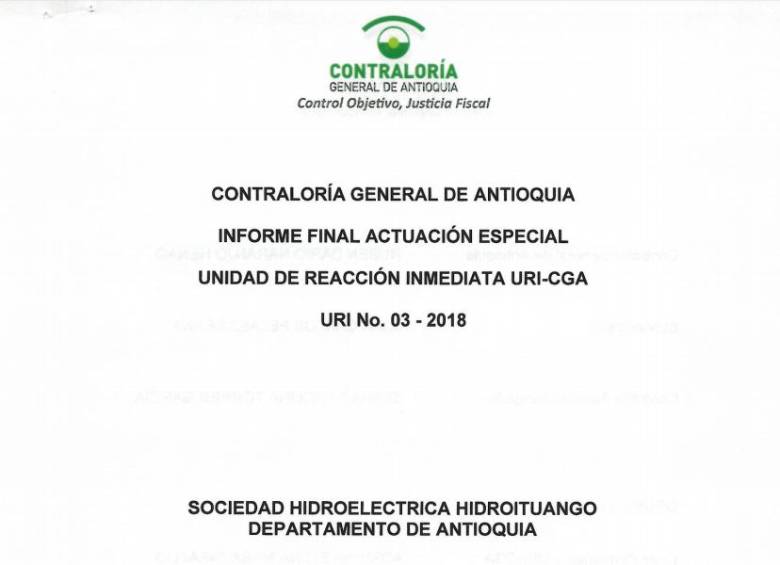 Tras filtración de audio del contralor, gobernador reveló auditoría sobre Hidroituango