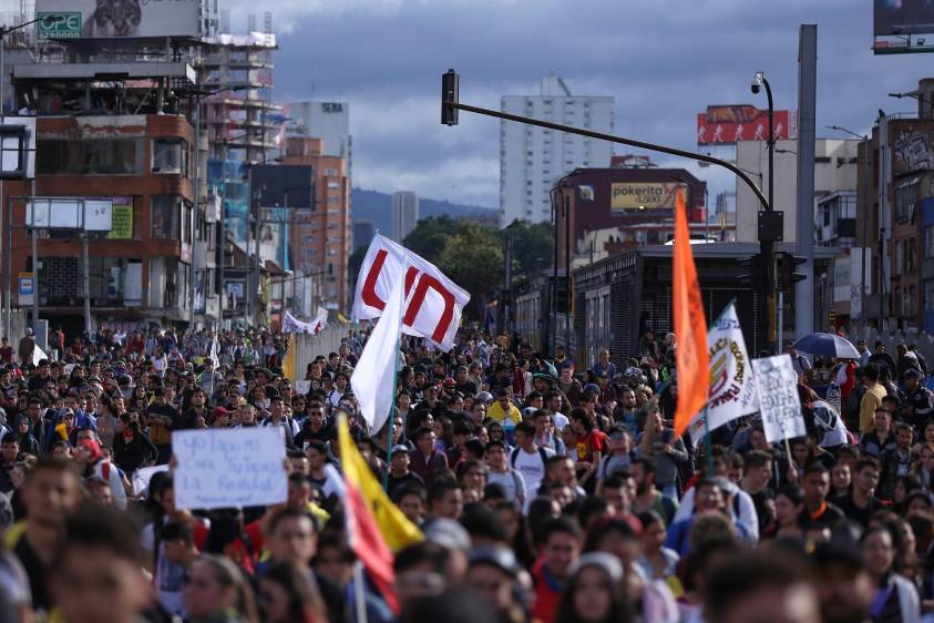 Estas son las vías bloqueadas por el paro nacional de este 4D