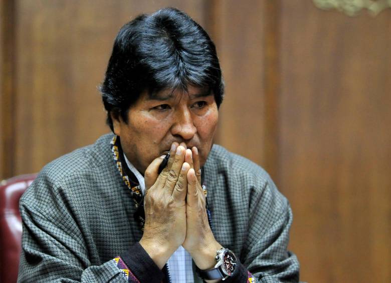 Evo Morales, expresidente de Bolivia. FOTO AFP