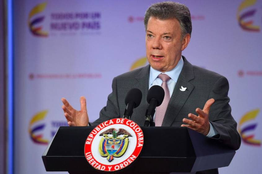 Las declaraciones fueron hechas por el presidente Santos este martes. FOTO Colprensa