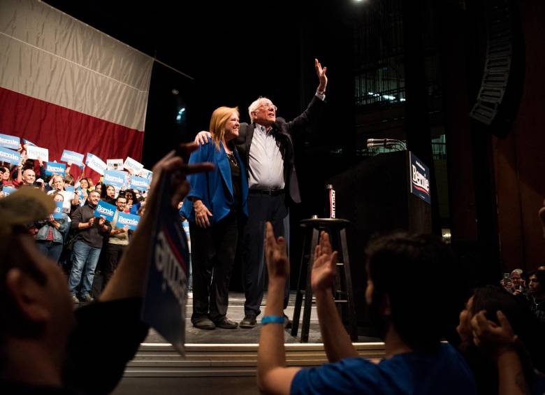 Bernie Sanders logró empujar al Partido Demócrata hacia la izquierda impregnando el debate con ideas progresistas, sobreponiéndose a un infarto y convirtiéndose en favorito. FOTO Getty Images