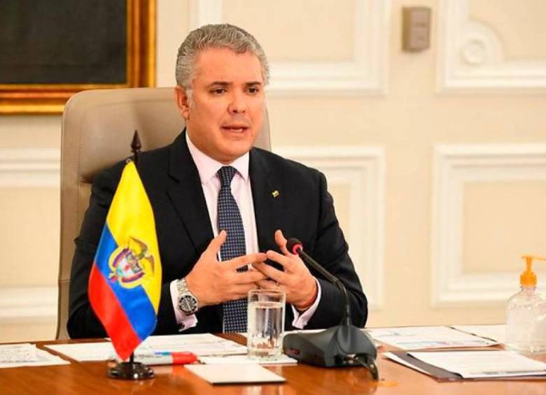 El presidente Iván Duque aseguró que estas medidas ayudarán a una reactivación segura. FOTO: COLPRENSA.