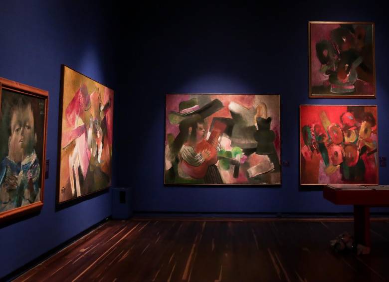 La exposición muestra cómo era la obra del artista en sus primeros años. Foto: Colprensa