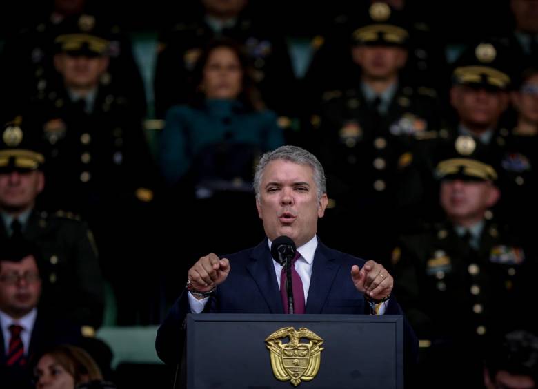 El presidente de Colombia, Iván Duque. FOTO: Colprensa
