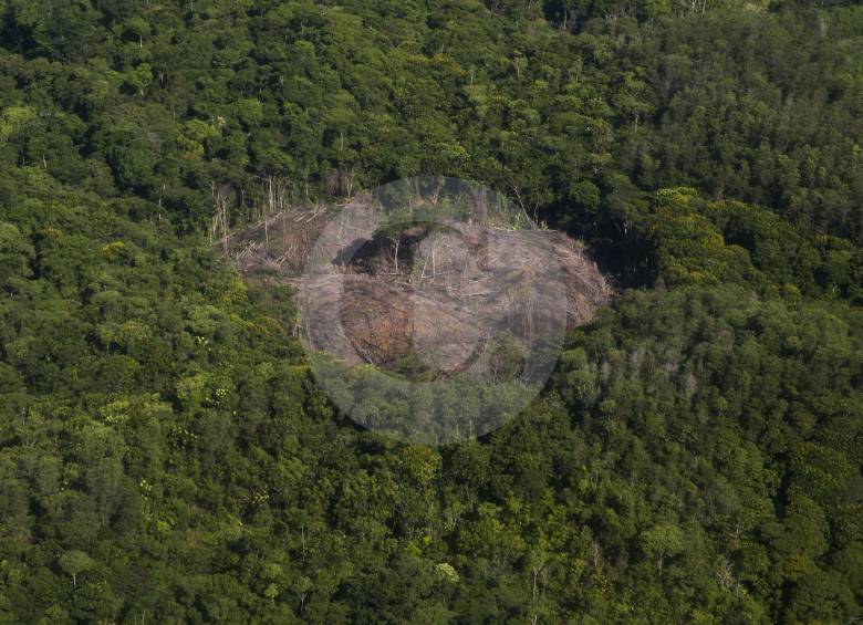 Deforestación por tala de árboles y minería en la región de Bajo Cauca, Antioquia. Entre los municipios de Caucasia, tarazá y valdivia. Fotografías aéreas tomadas desde un helicóptero de la Fuerza Aérea de Colombia. FOTO: Esteban Vanegas