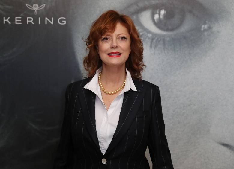 Susan Sarandon, actriz estadounidense. FOTO AFP