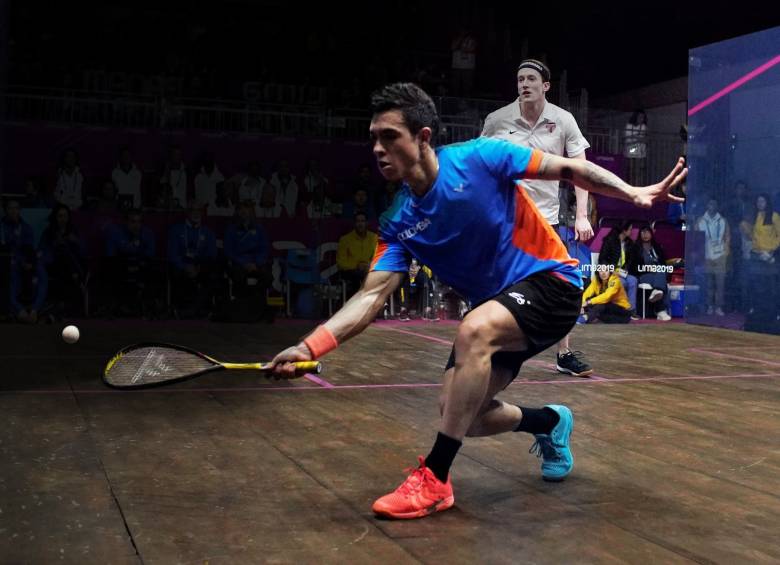 En squash, Rodríguez aportó 5 medallas al país.Un oro, dos platas y dos bronces. FOTO efe