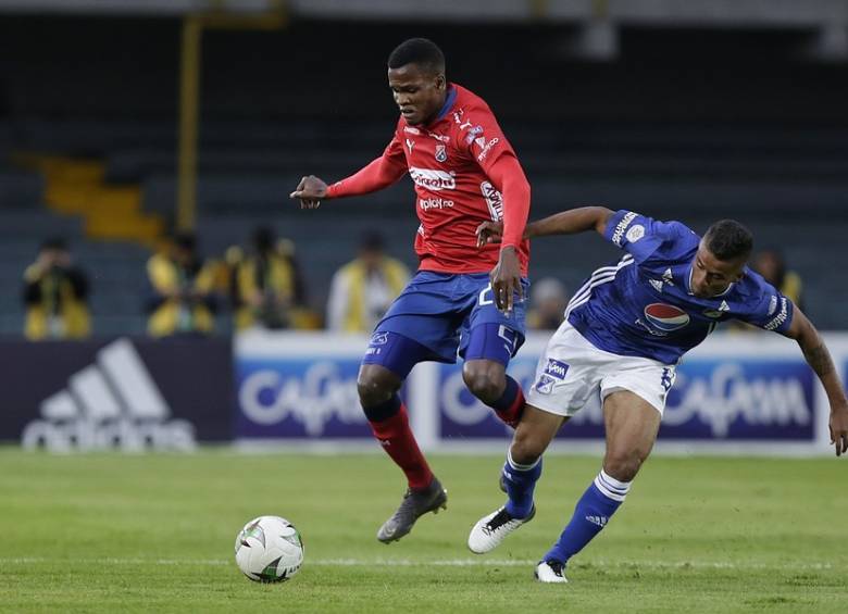 El DIM juega ante Millos en El Campín. FOTO COLPRENSA