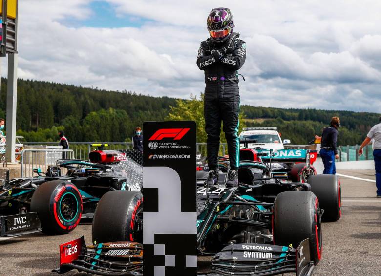 Hamilton reafirma su liderato en la F-1. Foto AFP
