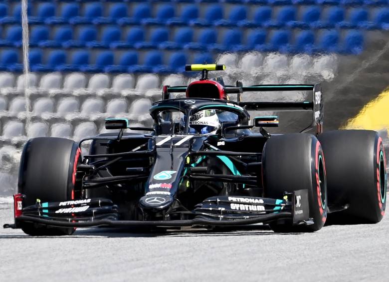 Valtteri Bottas, ganador de la pole para Austria. Foto AFP