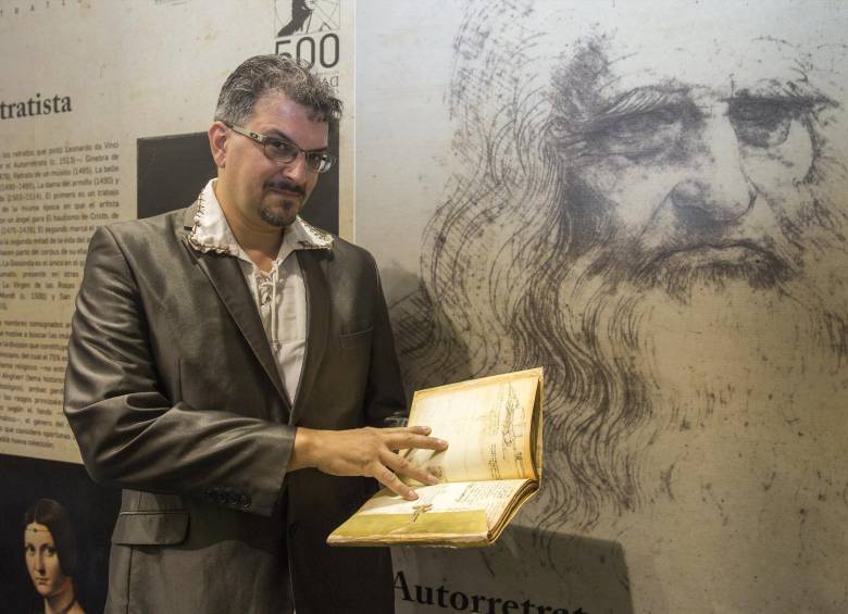 Mario Taddei ha dirigido numerosos proyectos sobre instalaciones didácticas para museos. Ha estudiado la obra del polímata da Vinci durante más de tres décadas. FOTO Carlos Velásquez