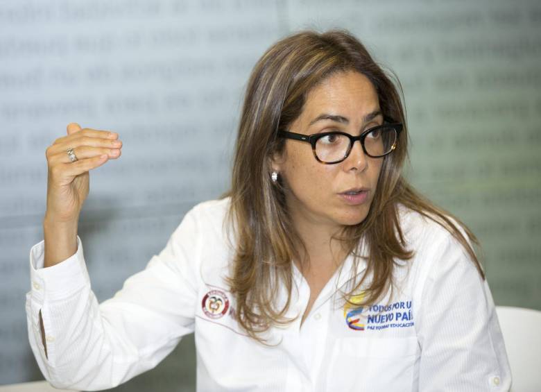 Gina Parody, exministra de Educación. FOTO COLPRENSA