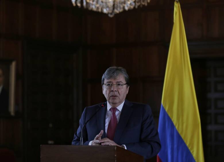 Carlos Holmes, canciller de Colombia. FOTO: COLPRENSA