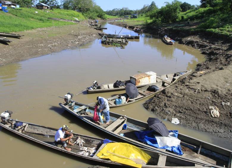 Las temporadas invernales o de sequía, alteradas por la dinámica del cambio climático, modifican el cauce de los ríos, lo que genera confusión en los límites fronterizos. FOTO: Róbinson Sáenz.
