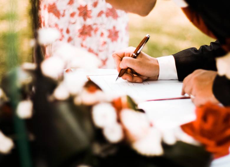 4.034 matrimonios civiles fueron registrados durante 2018 en Medellín. FOTO: Viktor Hanacek