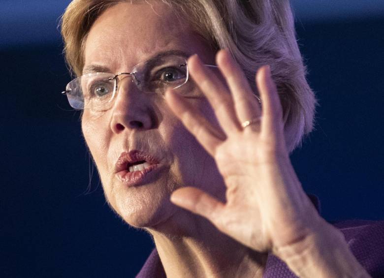 La senadora de Massachusetts Elizabeth Warren. FOTO EFE