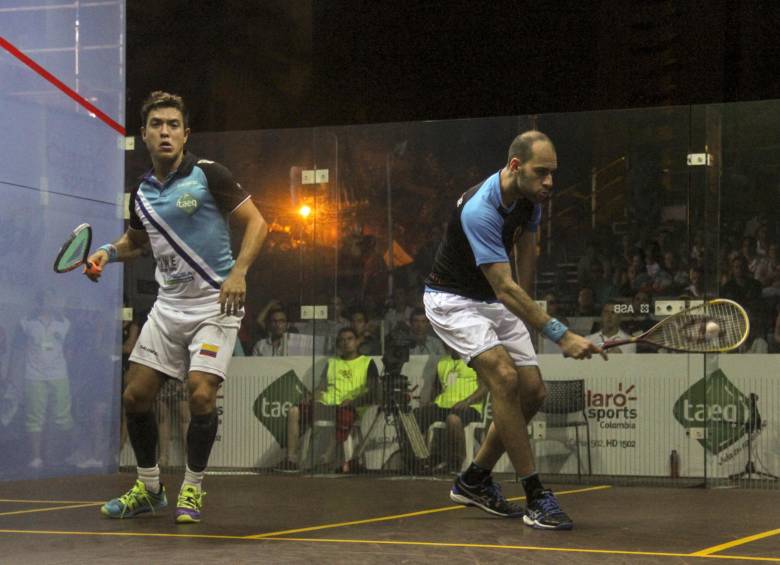 Miguel Ángel Rodríguez, squashista colombiano. FOTO COLPRENSA