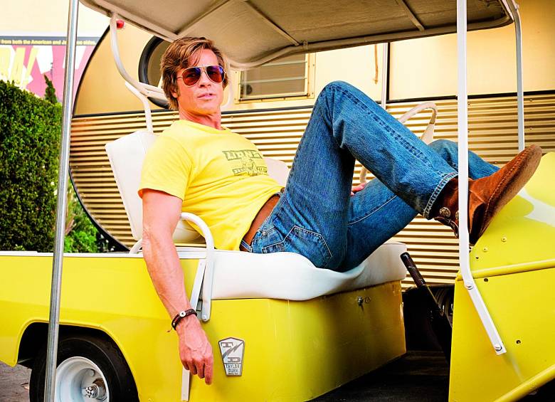 Brad Pitt es uno de los protagonistas de la nueva película de Quentin Tarantino que se verá este año. FOTO cortesía sony pictures