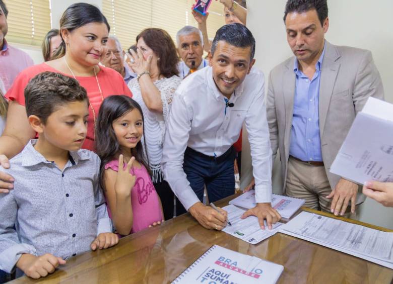 Braulio Espinosa, candidato a la Alcaldía de Envigado. Foto: Cortesía