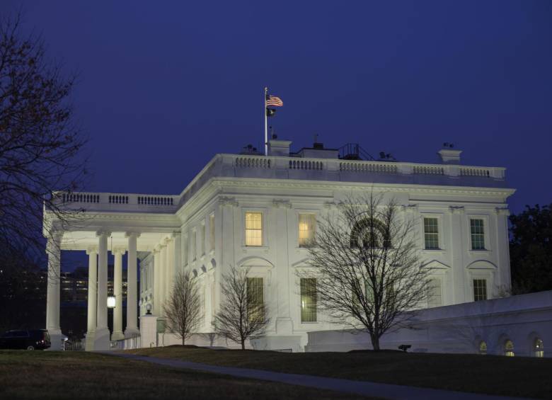 Casa Blanca en Estados Unidos. FOTO: EFE