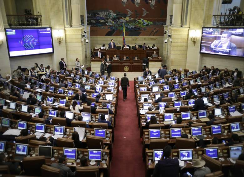 El Congreso de la República ha sido este año escenario de enfrentamientos y de polarización, mientras importantes iniciativas siguen sin ser aprobadas. FOTO Colprensa