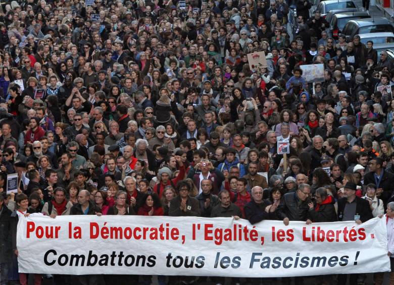 En Marsella, al sur del país, fueron más de 60 mil los manifestantes. FOTO XINHUA