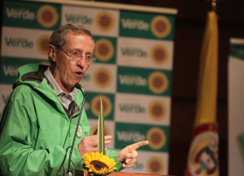 Antonio Navarro Wolf, director del Partido Verde. FOTO: Colprensa.