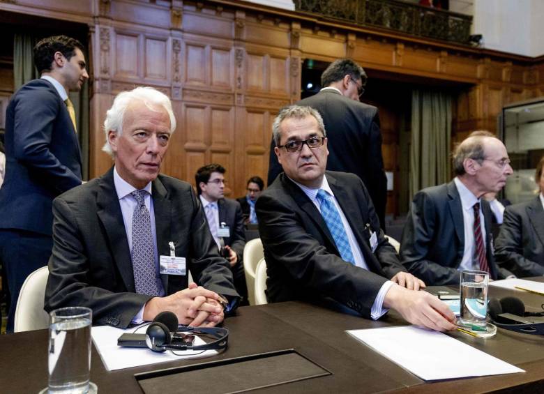El embajador de Nicaragua en Holanda, Carlos Argüello, celebró este jueves que la Corte Internacional de Justicia (CIJ) se haya declarado competente. FOTO AP