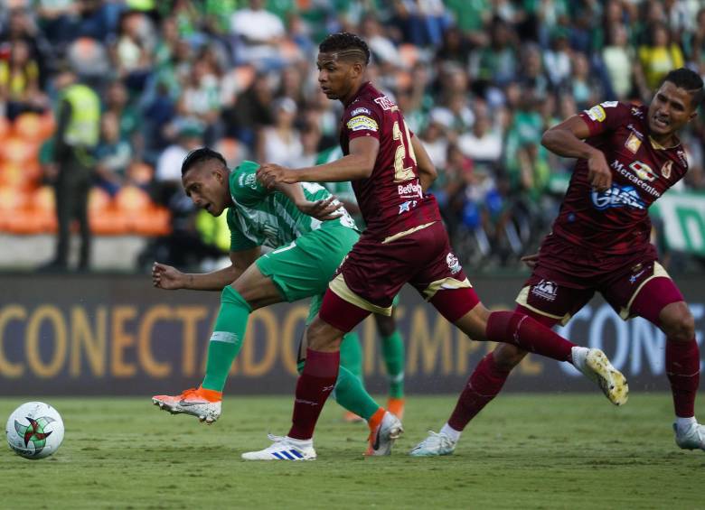 Nacional y Tolima deberán ponerse al día más adelante. FOTO MANUEL SALDARRIAGA