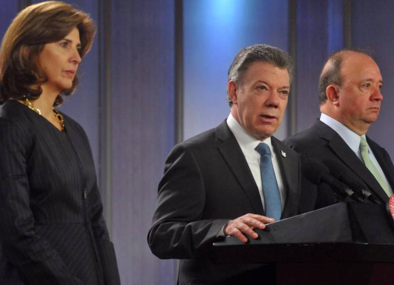 El presidente de Colombia, Juan Manuel Santos, anunció que su país “no seguirá compareciendo” ante la CIJ. FOTO CORTESÍA