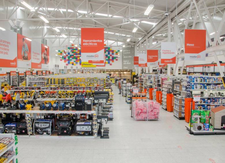Las tiendas Master Pro tienen un surtido hasta de 15 mil productos, según detalló Grupo Orbis. FOTO Cortesía Grupo Orbis