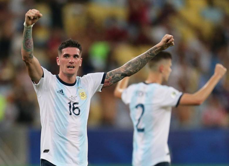 Argentina domina a Venezuela en cuartos de final de la Copa América, Protagonistas Lautaro y Messil. FOTO: AFP