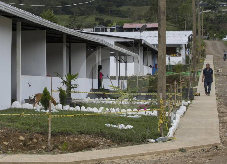 El mal estado de los Espacios Territoriales de Capacitación y Reincorporación preocupa al Gobierno. FOTO Donaldo Zuluaga