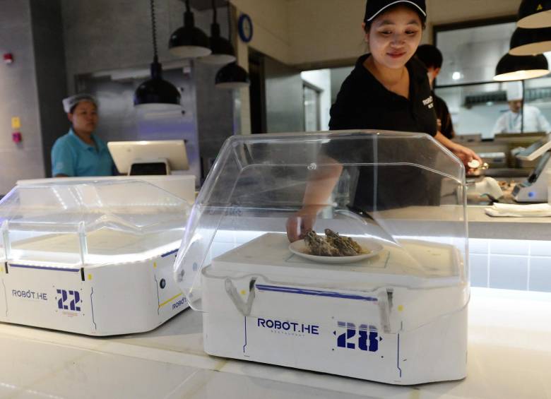 En China ya hay robots meseros 