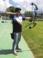 Segundos Juegos para David Arenas Maldonado. El año pasado, en Andes, ganó un bronce y un oro en arco. FOTO cortesía Inder