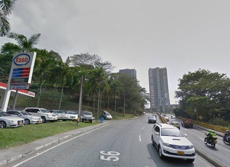 A la altura de esta estación de servicio asesinaron a José Ocampo. FOTO GOOGLE MAPS