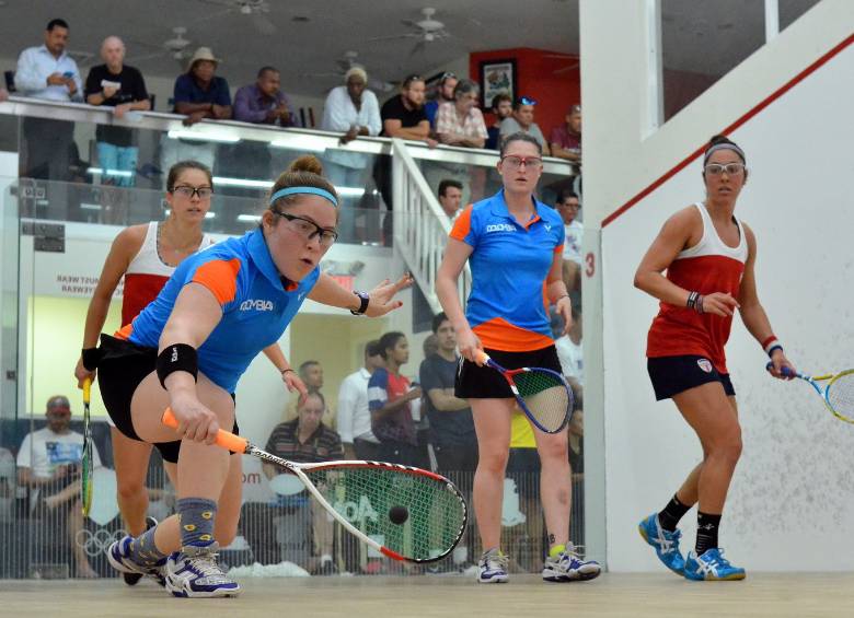 Las hermanas Laura y María Paula Tovar compitieron en la segunda válida del Nacional que se realizó en Medellín. Las bogotanas, que hacen dupla, participaron de manera individual. FOTO Colprensa