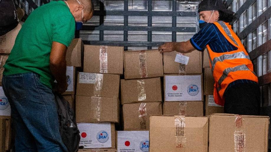 La donación consistió en 15.000 elementos de protección. Foto: Cortesía