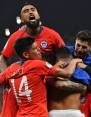 Cuarta tanda de penaltis que gana Chile de forma consecutiva. La última que perdió fue ante Brasil en el Mundial 2014 FOTO efe