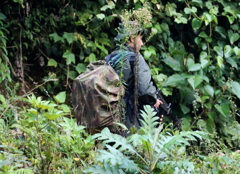 Inteligencia Militar dijo que muchos de los disidentes son mandos medios. En la foto de la derecha, la forma como desertores se llevan empacadas algunas armas FOTO donaldo zuluaga y cortesía