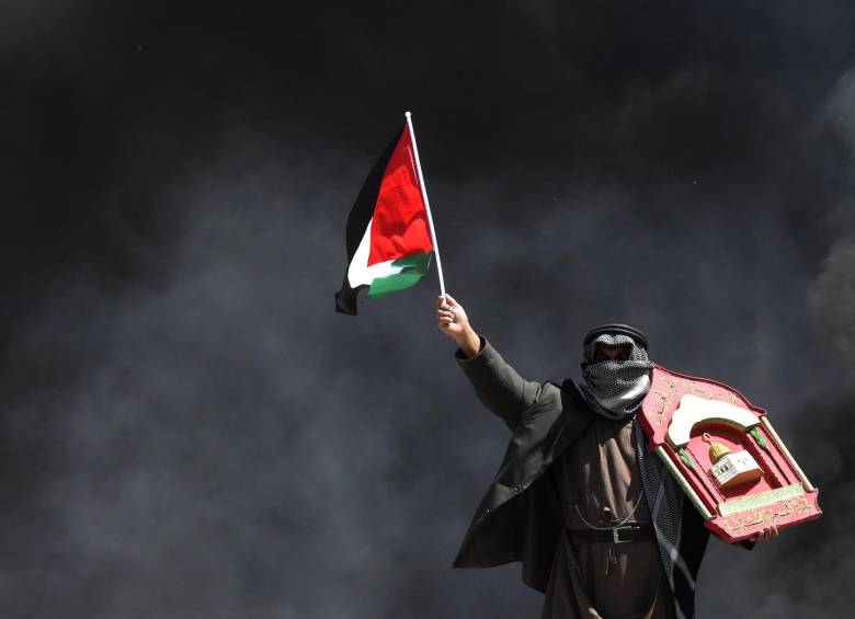 Los choques en la Franja de Gaza que dejaron 58 muertos por los disparos del ejército israelí.