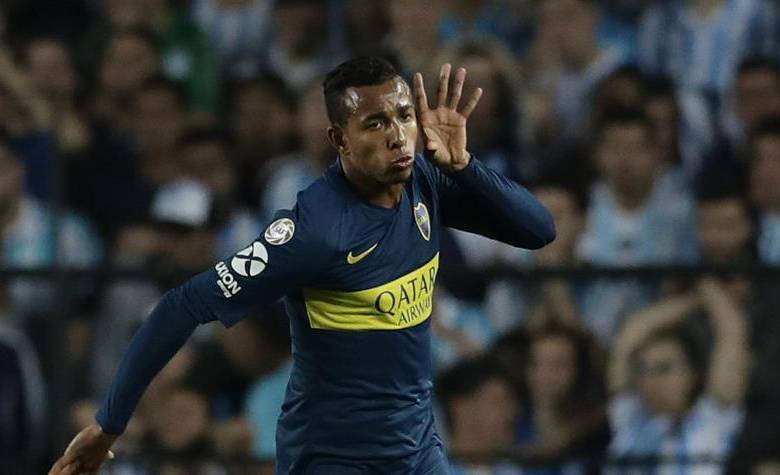 Sebastián Villa, colombiano del Boca Junior. FOTO AFP