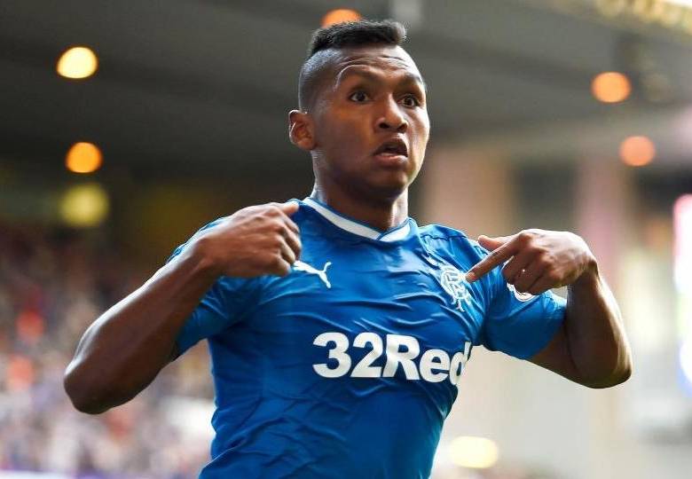 Alfredo Morelos se cataloga un jugador temperamental. FOTO cortesía rangers 