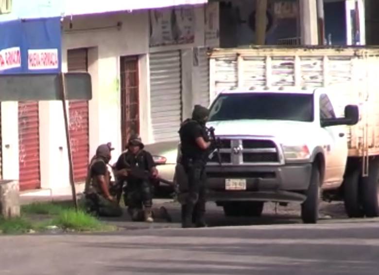 Balaceras en México por captura de hijo del Chapo. FOTO AFP