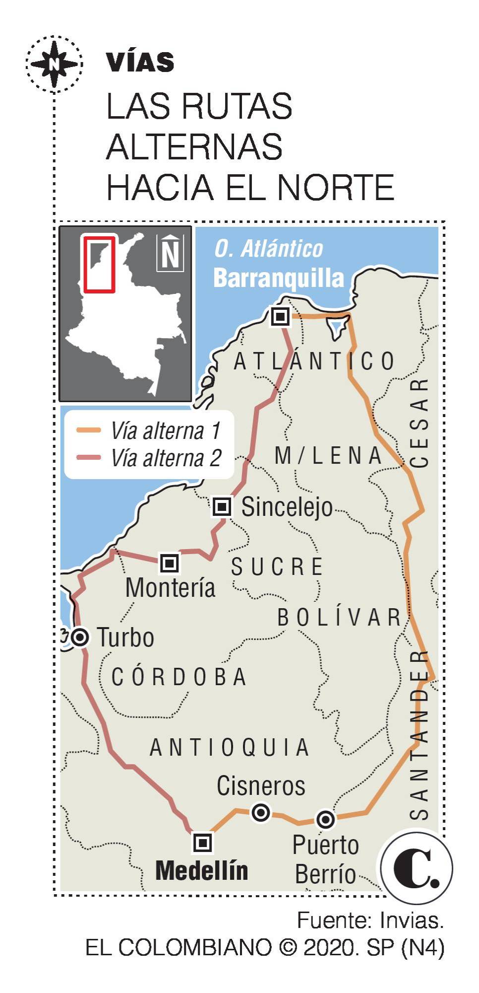 Avanzan tareas para habilitar paso en sitio crítico de la vía a la Costa