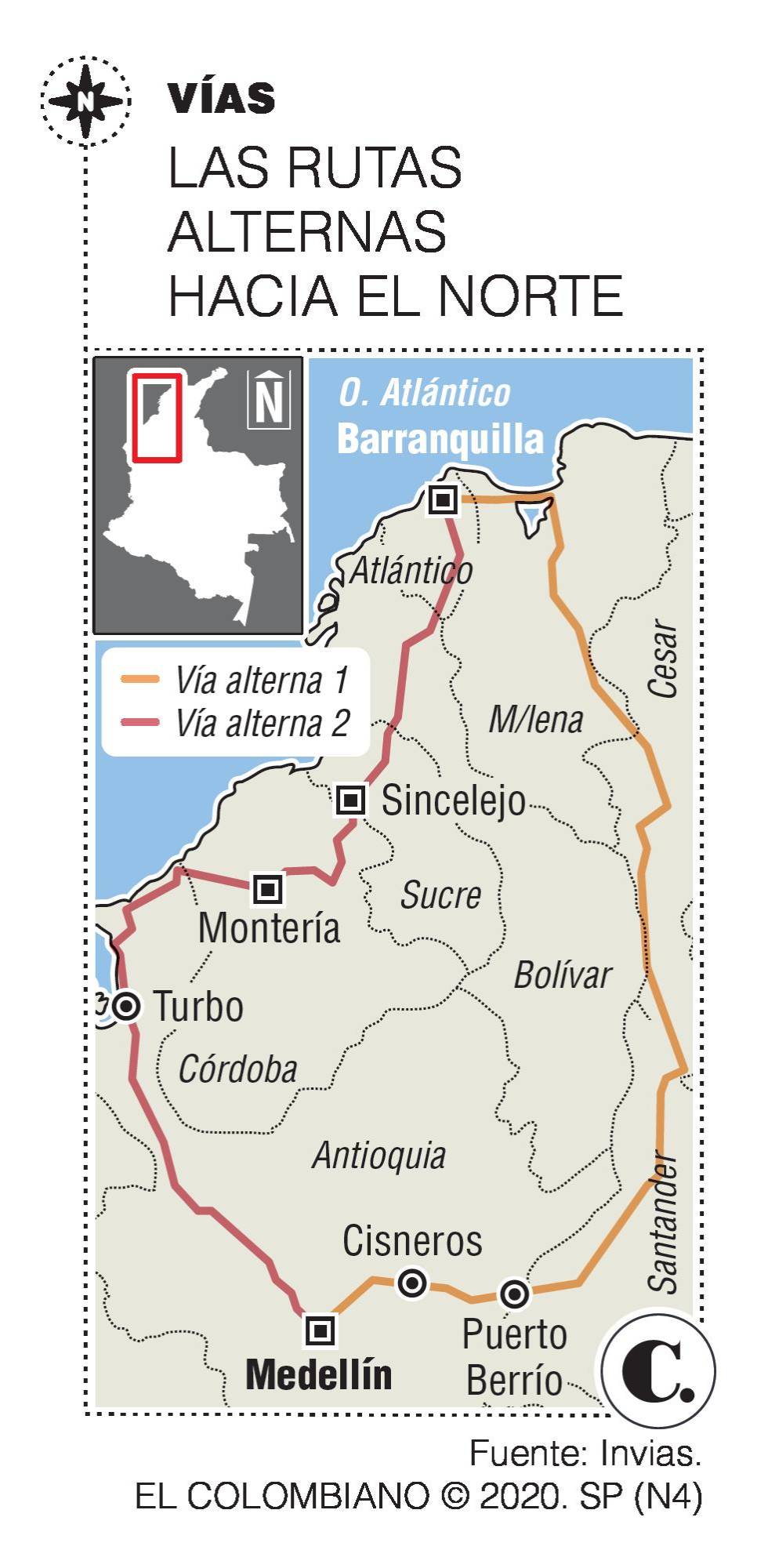 Invías explica la complejidad para retirar derrumbe de Valdivia