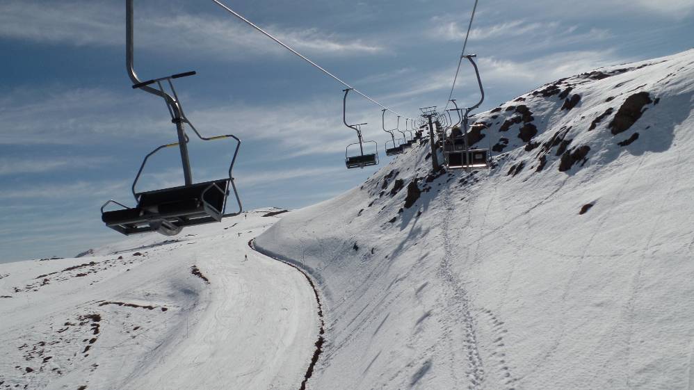 Esquí en cumbres chilenas