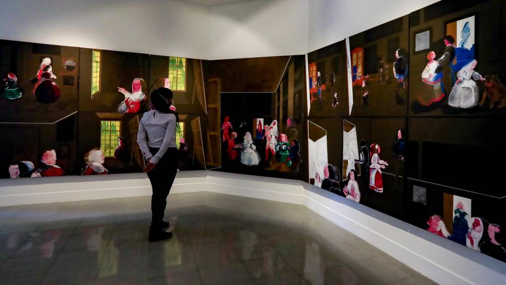 La exposición esta abierta al publico en el Museo de Antioquía. FOTO: Jaime Pérez